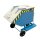 Bauer Kastenwagen für Schüttgüter mit Einfahrtaschen 0,25 m³ - max. 300 kg - Stahl lackiert - RAL 5012 Lichtblau
