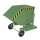 Bauer Kastenwagen für Schüttgüter mit Einfahrtaschen 0,25 m³ - max. 300 kg - Stahl lackiert - RAL 6011 Resedagrün