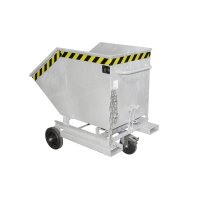 Bauer Kastenwagen für Schüttgüter mit Einfahrtaschen 0,4 m³ - max. 300 kg - Stahl - feuerverzinkt