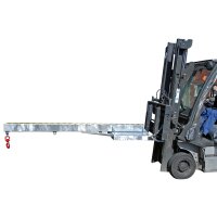 Bauer Lastarm 1 Haken Starre Ausf&uuml;hrung Grundl&auml;nge 2400 mm - 200-1000 kg Nutzlast Stahl lackiert - RAL 5012 Lichtblau