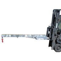 Bauer Lastarm 1 Haken Starre Ausf&uuml;hrung Grundl&auml;nge 2400 mm - 200-1000 kg Nutzlast Stahl - feuerverzinkt