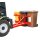 Bauer Mülltonnenheber für 3x 80-360 Liter Müllgrossbehälter - max. 600 kg Belastung Stahl lackiert - RAL 3000 Feuerrot