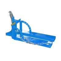 Bauer Fasslifter 1 Fass - max. 100 kg - für gefüllte 60-l-Stahl-Spundfässer - Stahl - lackiert - RAL 5012 Lichtblau