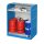 Bauer Gefahrstoff Rolladenschrank für 6 x 60 Liter Fässer - Abschliessbar - Alu Rollade - Gitterrost - Stahl - lackiert - RAL 5012 Lichtblau
