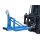 Bauer Fasslifter 1 Fass - max. 800 kg - für gefüllte 200-l-Stahl-Spundfässer,Stahl-Deckelfässer - Stahl - lackiert - RAL 5012 Lichtblau