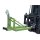 Bauer Fasslifter 1 Fass - max. 800 kg - für gefüllte 200-l-Stahl-Spundfässer,Stahl-Deckelfässer - Stahl - lackiert - RAL 6011 Resedagrün