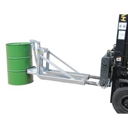 Bauer Fasslifter 1 Fass - max. 800 kg - für Rollreifenfässer und 220-l-Kunststoff-L-Ringfässer - Stahl - feuerverzinkt