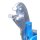 Bauer Fasslifter 2 Fässer - max. 1600 kg - für gefüllte 200-l-Stahl-Spundfässer,Stahl-Deckelfässer - Stahl - lackiert - RAL 5012 Lichtblau