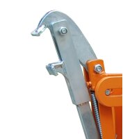 Bauer Fasslifter 2 Fässer - max. 1600 kg - für gefüllte Kunststoff-Deckelfässer - Stahl - lackiert - RAL 2000 Gelborange