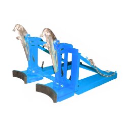 Bauer Fasslifter 2 Fässer - max. 1600 kg - für gefüllte Kunststoff-Deckelfässer - Stahl - lackiert - RAL 5012 Lichtblau