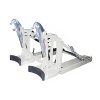 Bauer Fasslifter 2 Fässer - max. 1600 kg - für gefüllte Kunststoff-Deckelfässer - Stahl - feuerverzinkt