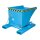 Bauer Spänebehälter mit 3-seitiger Kippfunktion 0,3 m³ - max. 750 kg - Stahl - lackiert - RAL 5012 Lichtblau