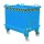 Bauer Stabiler Klappbodenbehälter 1,0 m³ - max. 2000 kg - Stahl - lackiert - RAL 5012 Lichtblau