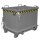 Bauer Stabiler Klappbodenbehälter 1,0 m³ - max. 2000 kg - Stahl - lackiert - RAL 7005 Mausgrau