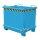 Bauer Stabiler Klappbodenbehälter 1,5 m³ - max. 2000 kg - Stahl - lackiert - RAL 5012 Lichtblau