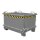 Bauer Stabiler Klappbodenbehälter 0,5 m³ - max. 1000 kg - Stahl - lackiert - RAL 7005 Mausgrau