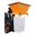 Bauer Befülltrichter für Befüllung von Big-Bags / Behältern mit Schüttgütern Stahl - lackiert - RAL 6011 Resedagrün