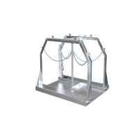 Bauer Gasflaschen Palette für max. 8 Flaschen Ø 250 mm - Kippbegrenzung - Feuerverzinkt