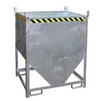 Bauer Silobehälter 3-fach Stapelbar 1,0 m³ manuelle Entriegelung - Stahl - feuerverzinkt