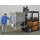 Bauer Silobehälter 3-fach Stapelbar 0,75 m³ manuelle Entriegelung - Stahl - lackiert - RAL 6011 Resedagrün
