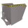 Bauer Kippbarer Spänebehälter - Ablasshahn - 2,0 m³ - max. 1500 kg - Stahl - lackiert - RAL 7005 Mausgrau