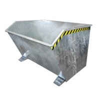 Bauer Kippbarer Spänebehälter - Ablasshahn - 2,0 m³ - max. 1500 kg - Stahl - feuerverzinkt