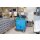 Bauer Späne Kippbehälter - Sammeln von Flüssigkeiten 0,55 m³ - max. 1000 kg - Stahl - lackiert - RAL 5012 Lichtblau