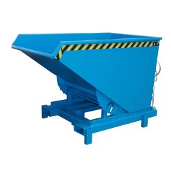 Bauer Schwerlast-Kipper mit autom. Entriegelung 1,2 m³ - max. 4000 kg - Stahl - lackiert - RAL 5012 Lichtblau