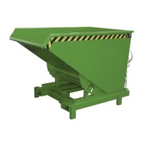 Bauer Schwerlast-Kipper mit autom. Entriegelung 1,2 m³ - max. 4000 kg - Stahl - lackiert - RAL 6011 Resedagrün
