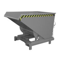 Bauer Schwerlast-Kipper mit autom. Entriegelung 1,2 m³ - max. 4000 kg - Stahl - lackiert - RAL 7005 Mausgrau