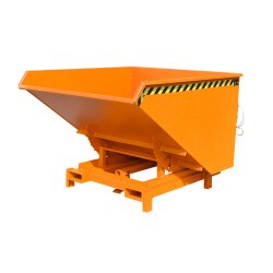 Bauer Schwerlast-Kipper mit autom. Entriegelung 1,7 m³ - max. 4000 kg - Stahl - lackiert - RAL 2000 Gelborange