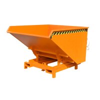 Bauer Schwerlast-Kipper mit autom. Entriegelung 1,7 m³ - max. 4000 kg - Stahl - lackiert - RAL 2000 Gelborange