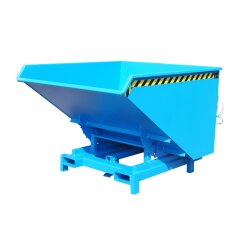 Bauer Schwerlast-Kipper mit autom. Entriegelung 1,7 m³ - max. 4000 kg - Stahl - lackiert - RAL 5012 Lichtblau