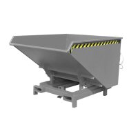 Bauer Schwerlast-Kipper mit autom. Entriegelung 1,7 m³ - max. 4000 kg - Stahl - lackiert - RAL 7005 Mausgrau