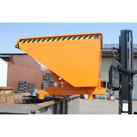 Bauer Schwerlast-Kipper mit autom. Entriegelung 2,1 m³ - max. 4000 kg - Stahl - lackiert - RAL 2000 Gelborange