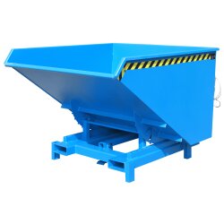 Bauer Schwerlast-Kipper mit autom. Entriegelung 2,1 m³ - max. 4000 kg - Stahl - lackiert - RAL 5012 Lichtblau