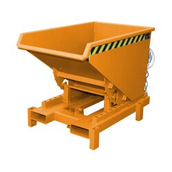 Bauer Schwerlast-Kipper mit autom. Entriegelung 0,3 m³ - max. 4000 kg - Stahl - lackiert - RAL 2000 Gelborange