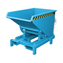 Bauer Schwerlast-Kipper mit autom. Entriegelung 0,3 m³ - max. 4000 kg - Stahl - lackiert - RAL 5012 Lichtblau