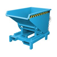 Bauer Schwerlast-Kipper mit autom. Entriegelung 0,3 m³ - max. 4000 kg - Stahl - lackiert - RAL 5012 Lichtblau