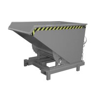 Bauer Schwerlast-Kipper mit autom. Entriegelung 0,9 m³ - max. 4000 kg - Stahl - lackiert - RAL 7005 Mausgrau
