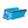 Bauer Mini Spänehälter 0,23 m³ - max. 750 kg - Stahl lackiert - Siebblech und Ablasshahn - RAL 5012 Lichtblau
