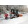 Bauer 105 Liter Streuwagen zum Anhängen an Gabelstapler - kleine Schlepper Stahl lackiert - RAL 3000 Feuerrot