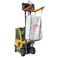 Bauer Traverse für den Transport von befüllten Big-Bags TBB-W - lackiert - RAL 7005 Mausgrau