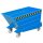 Bauer Kippbehälter mit Hebelverschluss 0,5 m³ - max. 750 kg - Stahl - lackiert - RAL 5012 Lichtblau