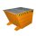 Bauer Kippbehälter mit Hebelverschluss 0,55 m³ - max. 750 kg - Stahl - lackiert - RAL 2000 Gelborange