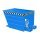 Bauer Kippbehälter mit Hebelverschluss 0,55 m³ - max. 750 kg - Stahl - lackiert - RAL 5012 Lichtblau
