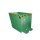 Bauer Kippbehälter mit Hebelverschluss 0,7 m³ - max. 1000 kg - Stahl - lackiert - RAL 6011 Resedagrün