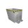 Bauer Kippbehälter mit Hebelverschluss 0,7 m³ - max. 1000 kg - Stahl - lackiert - RAL 7005 Mausgrau
