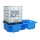 Bauer IBC Auffangwanne aus Polyethylen (PE) - für 2 x IBC Container - Beständigkeit gegen Säuren - Laugen u.s.w. - Ausführung mit Auflageflächen