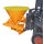 Bauer 265 Liter Streugerät für Sand - Salz und Splitt Streubreite einstellbar max. 500 kg Gewicht - lackiert - RAL 2000 Gelborange